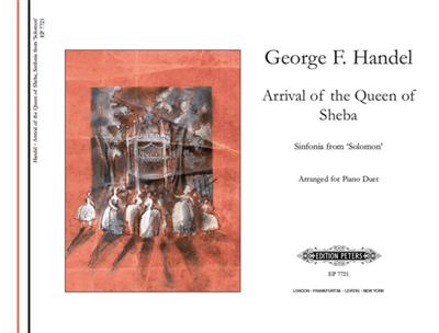Georg Friedrich Händel: Arrival Of The Queen Of Sheba: Klavier vierhändig
