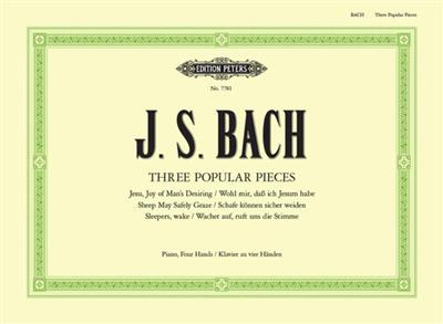 Johann Sebastian Bach: 3 Popular Pieces: Klavier vierhändig
