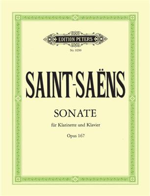 Camille Saint-Saëns: Clarinet Sonata In E-Flat Op.167: Klarinette mit Begleitung