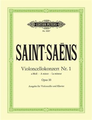 Camille Saint-Saëns: Concert 01 A Op.33: Cello mit Begleitung