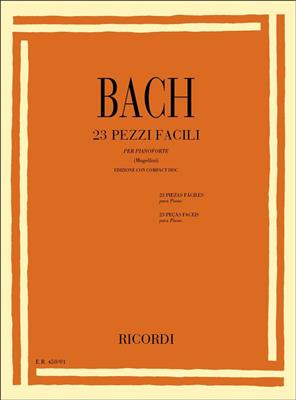 Johann Sebastian Bach: 23 Pezzi Facili: Klavier Solo