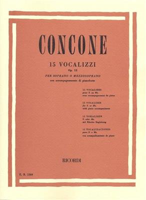 15 Vocalizzi Op. 12