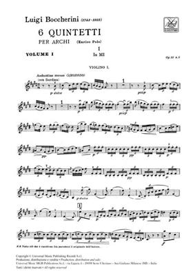 Luigi Boccherini: Quintetti: N. 1 In Mi Op. 13, N. 5 - N. 2: Streichquintett