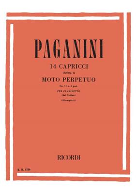 14 Capricci Dall'Op. 1 & 'Moto Perpetuo' Op.11