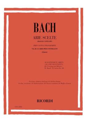 Johann Sebastian Bach: Arie Scelte Dalle Cantate: Gesang mit Klavier