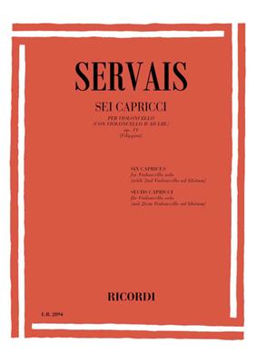 Adrien Francois Servais: Sei Capricci, Op. 11: Cello Solo