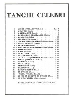 Tanghi Celebri (25): Gesang mit Klavier