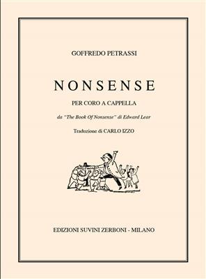 Goffredo Petrassi: Nonsense Chor A Capella: Gemischter Chor A cappella