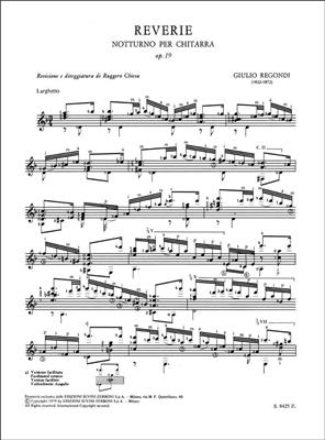 Giulio Regondi: Reverie. Notturno Sc 19 Per Chitarra (10): Gitarre Solo
