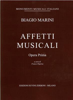 Biagio Marini: Affetti Musicali: Opern Klavierauszug