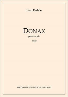 Ivan Fedele: Donax (1992): Flöte Solo