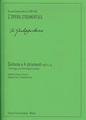 Giovanni Battista Martini: Sinfonia a 4 strumenti: Streichquartett