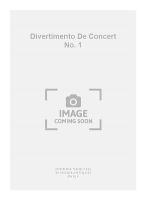 Paul Arma: Divertimento De Concert No. 1: Streichorchester mit Solo