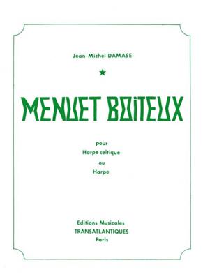 Jean-Michel Damase: Menuet Boiteux: Harfe Solo