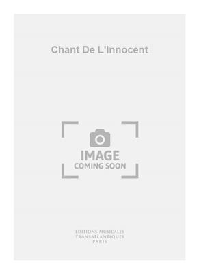 Claude Ballif: Chant De L'Innocent: (Arr. Pierre-Yves Artaud): Flöte Solo