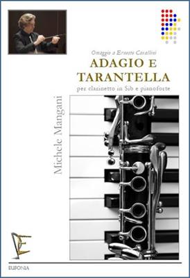 Michele Mangani: Adagio e Tarantella: Klarinette mit Begleitung