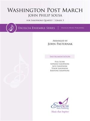 John Philip Sousa: Washington Post March: (Arr. John M. Pasternak): Saxophon Ensemble