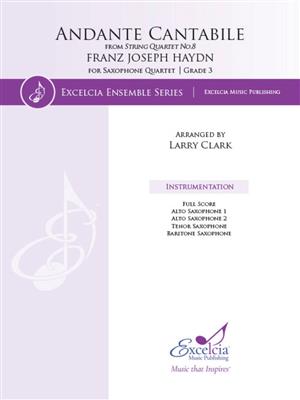 Franz Joseph Haydn: Andante Cantabile: (Arr. Larry Clark): Saxophon Ensemble