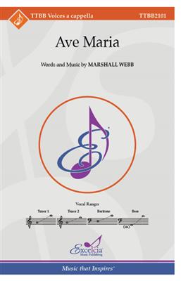 Marshall Webb: Ave Maria: Männerchor mit Begleitung