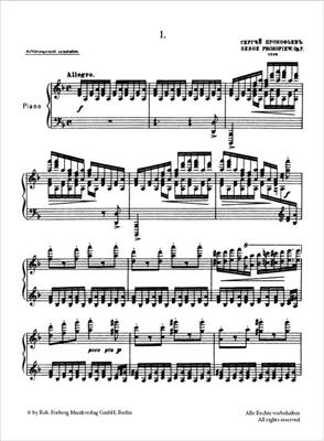 Sergei Prokofiev: Vier Etüden, op. 2: Klavier Solo