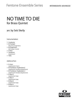 Billie Eilish: No Time to Die: (Arr. Seb Skelly): Blechbläser Ensemble