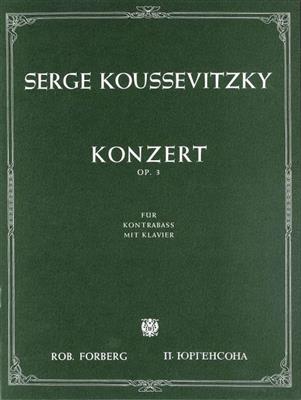 Sergei Koussevitzky: Konzert für Kontrabass und Orchester, op.3: Orchester mit Solo