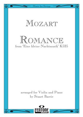 Wolfgang Amadeus Mozart: Romance: Arr. (Stuart Barrie): Violine Solo