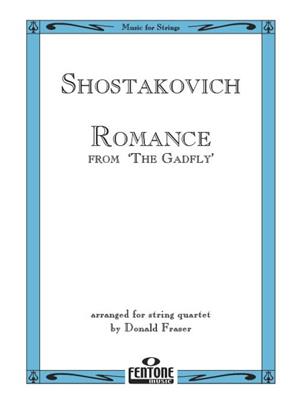 Dimitri Shostakovich: Romance: Arr. (Donald Fraser): Streichquartett