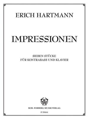 Erich Hartmann: Impressionen für Kontrabass und Klavier: Kontrabass mit Begleitung