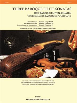Antonio Vivaldi: Three Baroque Flute Sonatas: Flöte mit Begleitung