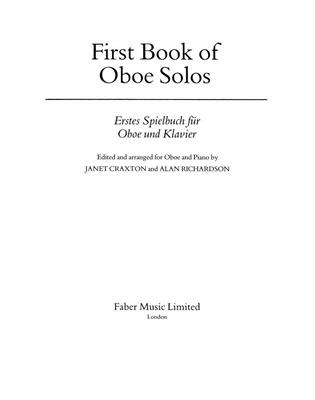 J. Craxton: First Book of Oboe Solos: Oboe mit Begleitung
