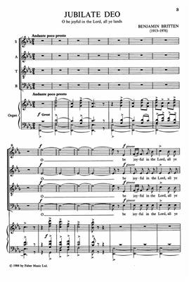 Benjamin Britten: Jubilate Deo In E Flat: Gemischter Chor mit Begleitung