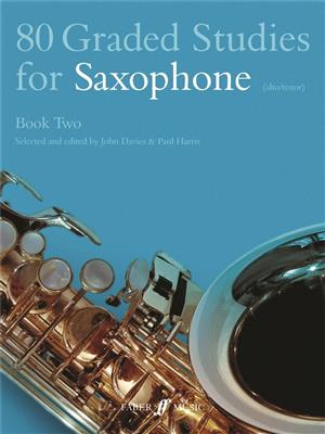 J. Davies: 80 Graded Studies For Saxophone Book 2: (Arr. Paul Harris): Saxophon