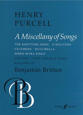 Britten Purcell: Miscellany Of Songs: Gesang mit Klavier