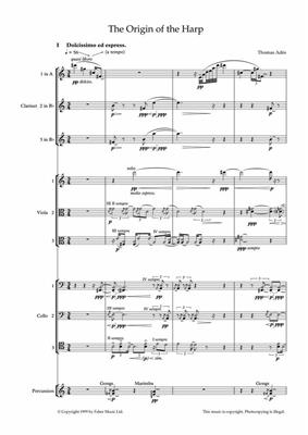 Thomas Adès: The Origin Of The Harp: Harfe Solo