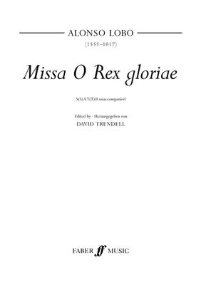 Alonso Lobo: Mi O Rex gloriae.: Gemischter Chor mit Begleitung