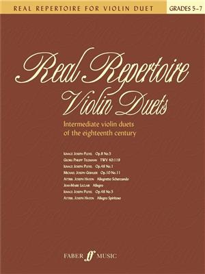 Real Repertoire Violin Duets: Violin Duett