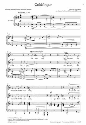 Goldfinger (Classic James): Frauenchor mit Klavier/Orgel