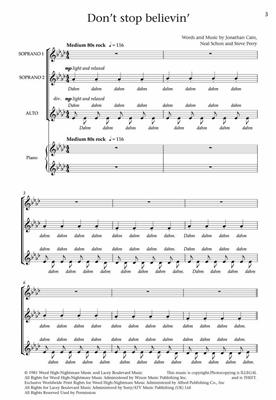 Glee 1 Popular Songs(3): Frauenchor mit Klavier/Orgel