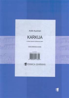 Antti Auvinen: Karkija for bass clarinet and marimba: Klarinette mit Begleitung