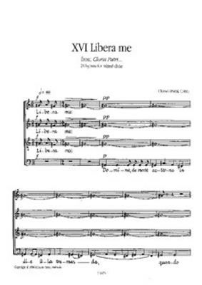 Urmas Sisask: Gloria Patri Opus 17/16 Libera Me : Gemischter Chor mit Begleitung