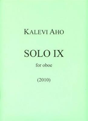 Kalevi Aho: Solo IX: Oboe Solo
