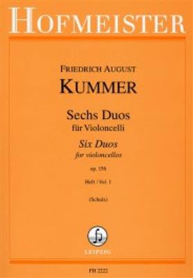 Friedrich August Kummer: 6 Duos, Op. 156 - Heft 1: (Arr. Walter Schulz): Cello Duett