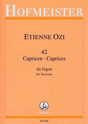 Etienne Ozi: 42 Capricen: Fagott Solo