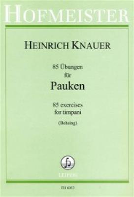H. Knauer: 85 Ubungen fur Pauken: Sonstige Percussion