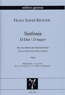 Franz Xaver Richter: Sinfonia D-Dur: (Arr. Rudolf Lück): Kammerensemble