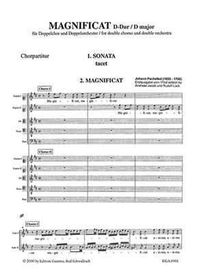 Johann Pachelbel: Magnificat D-Dur: (Arr. Rudolf Lück): Gemischter Chor mit Ensemble