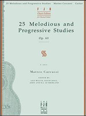 Matteo Carcassi: 25 Melodious And Progressive Studies Op.60: Gitarre Solo