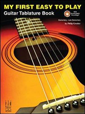 Philip Groeber: My First Easy To Play Guitar Tablature Book: Gitarre Solo