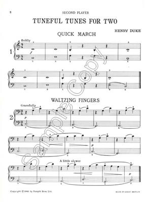 Henry Duke: Tuneful Tunes For Two: Klavier vierhändig